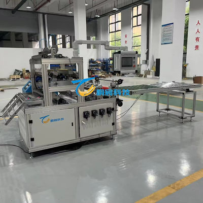 フィルター粘着機 55KW スリッターリウインダー機械 産業用 クリーシングと折りたたみ