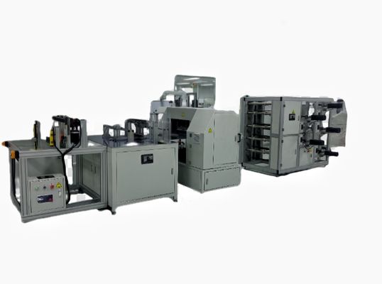 220Vフィルター紙折りたたみ機械 自動セルボフィルター生産ライン 5層給餌ラック