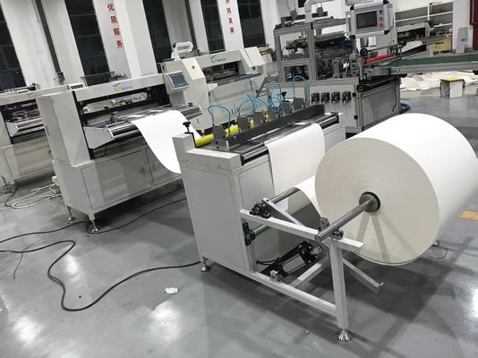 高効率のG4エアフィルター折りたたみ機械,クリーンルーム環境のためのステンレス鋼部品による5μm粒子フィルタリング
