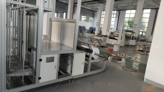 工業用仕切り付き白色全自動紙折り機