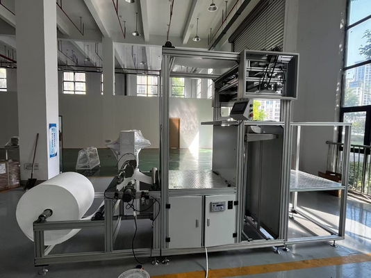 完全に自動的な折りたたみ機 カー用エアフィルター用 パーティション付き折りたたみ機