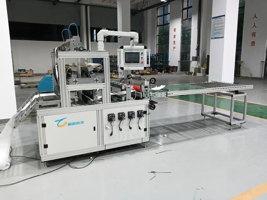 電動HEPAフィルタープリーツ加工機 1300mm作業幅