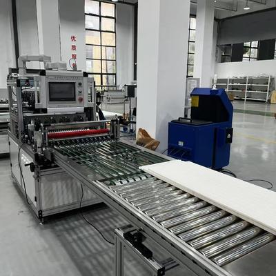 20mm 調節可能な空気フィルター生産ライン 自動PP粘着機