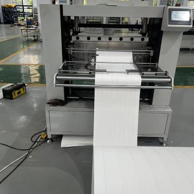 フィルター用紙のためのサーボモーター付き産業用紙折りたたみ機械