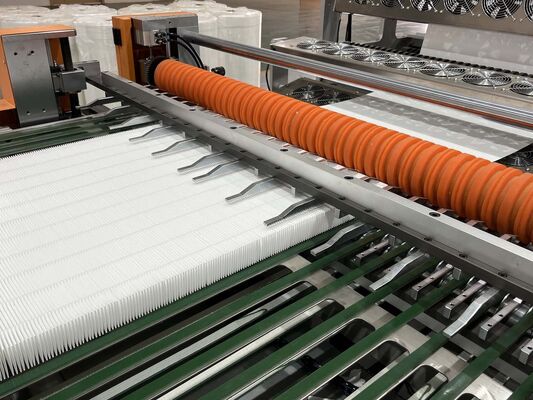 CE&ISO認証 完全自動サーボモーター ミニ HEPAフィルター 折りたたみ 粘着 生産ライン