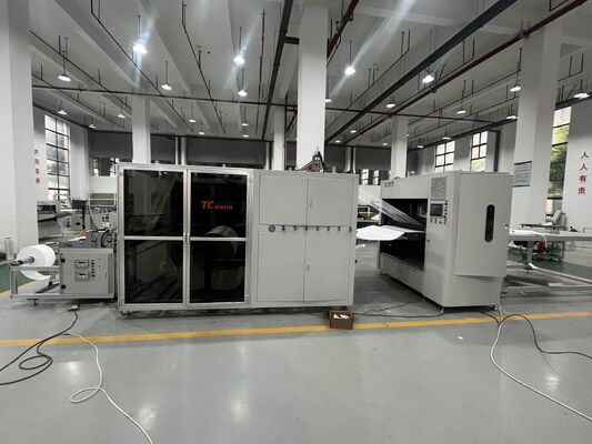 300mm 折りたたみの高さ 高温耐ガラス繊維フィルター紙折りたたみ生産ライン