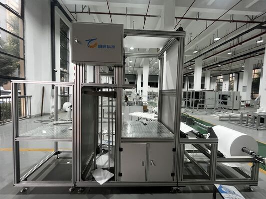 HEPAフィルター 空気フィルター製造のためのガラス繊維折りたたみおよび折りたたみ生産ライン