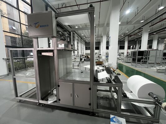 HEPAフィルター 空気フィルター製造のためのガラス繊維折りたたみおよび折りたたみ生産ライン