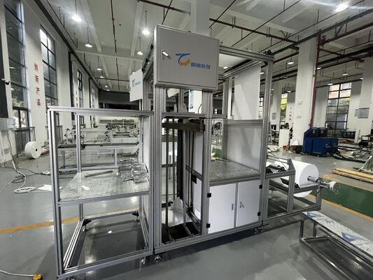 高効率の隔壁ガラス繊維紙折りたたみの折りたたみの生産ライン