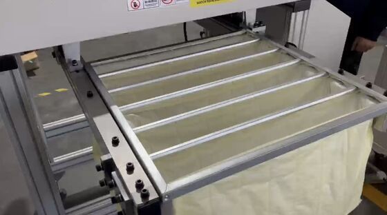 コンピュータ化されたポケットフィルター製造機 エアフィルターバッグ製造機 高効率