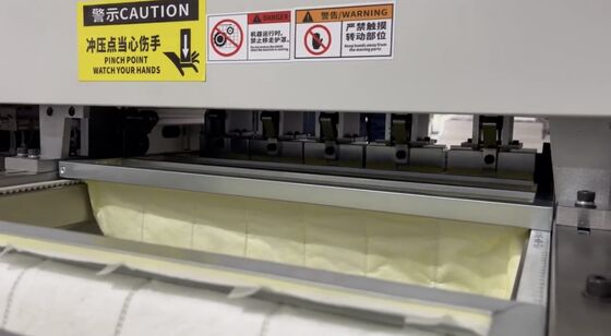 コンピュータ化されたポケットフィルター製造機 エアフィルターバッグ製造機 高効率