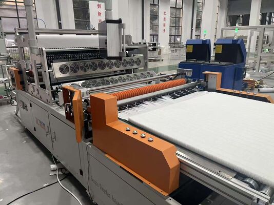 費用対効果が高く、迅速な生産サイクルと工業用フィルターに対応するミニHEPAフィルタープリーツ加工生産ライン