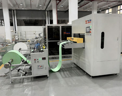 産業用フィルター製造向け高速300mmサーボプリーター自動繊維折り畳み機