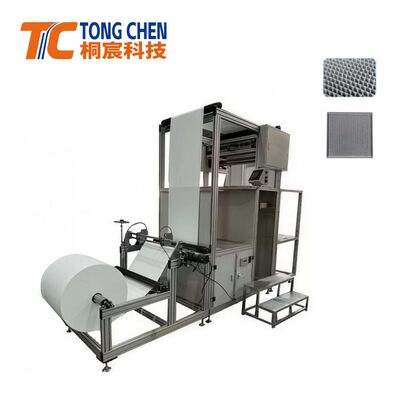 アルミニウム箔仕切りグラスファイバーHEPAフィルター紙自動折りたたみ生産ライン