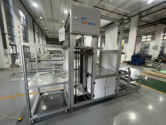 アルミニウム箔仕切りグラスファイバーHEPAフィルター紙自動折りたたみ生産ライン