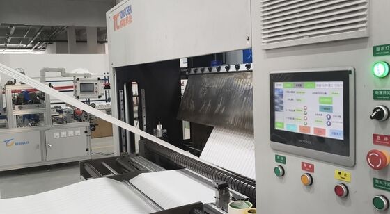 高温 隔壁なし ガラス繊維 折り紙 生産ライン 300mm 折りたたみの高さ