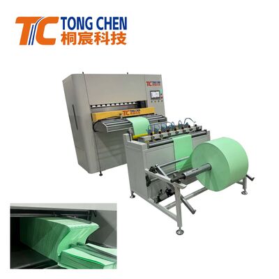 フィルター紙を折りたたむための全自動サーボモーターの折りたたみ生産ライン