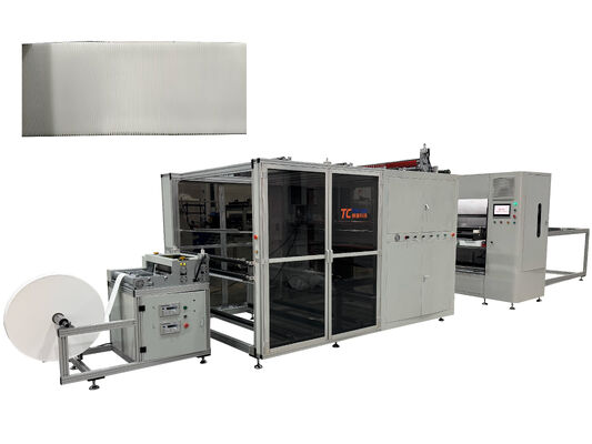 300mm 折りたたみの高さ フルオート 高温 隔壁なし ガラス繊維 折りたたみの紙 生産ライン