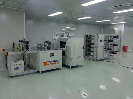 産業用フィルターエレメント用自動給餌多層材料プリーツ生産ライン